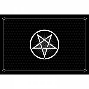 Tapete de juego de cartas "PENTACLE" - neopreno de jersey - 60 x 40 cm - rectangular