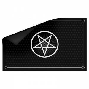Spelkortsmatta "PENTACLE" - neopren-jersey - 60 x 40 cm - rektangulär