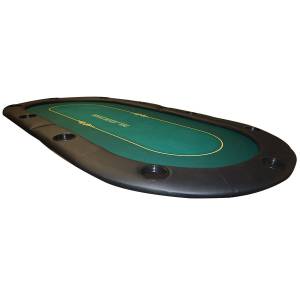 Top da tavolo da poker "TORNEO" - 200 cm x 100 cm - pieghevole - per 10 giocatori