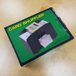 Mezclador automático para 4 juegos de cartas - formato póker o bridge.