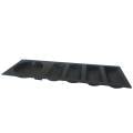 Straight rack with plastic cup holder for poker table - 100 chips