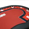 Mesa de poker de torneio "RED" - pernas dobrÃ¡veis - posiÃ§Ã£o do dealer - 10 jogadores