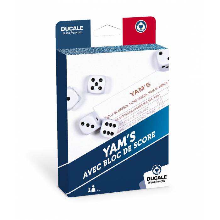"YAM'S 5 DADOS Y UN BLOQUE DE PUNTUACIÓN" - Ducale el juego francés.