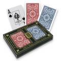 Duo pack Kem "ARROW JUMBO" – 2 jeux de 54 cartes 100% plastique – format poker – 2 index jumbo