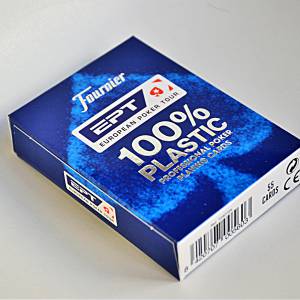 Fournier "EPT" - Gioco di 55 carte 100% plastica - formato poker - 2 indici Jumbo
