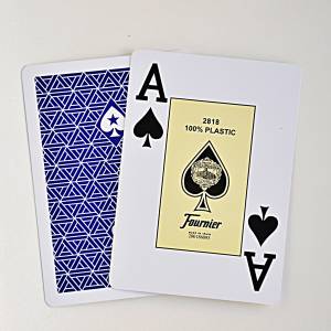 Fournier "EPT" - 55-card deck 100% plastic - poker size - 2 Jumbo indexes.