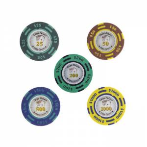 Mallette de 300 jetons de Poker "CHIPS PALACE" - Version TOURNOI - en Clay composite 14 g - avec accessoires