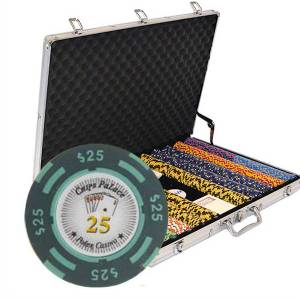Mallette de 1000 jetons de poker "CHIPS PALACE" - version TOURNOI - en clay composite 14 g - avec accessoires