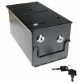 Drop Box "SMALL" - for poker table - made of metal - dual closure.
