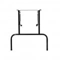 Set de 2 pieds pliants MÉTAL pour table de poker – structure renforcée – facile à fixer