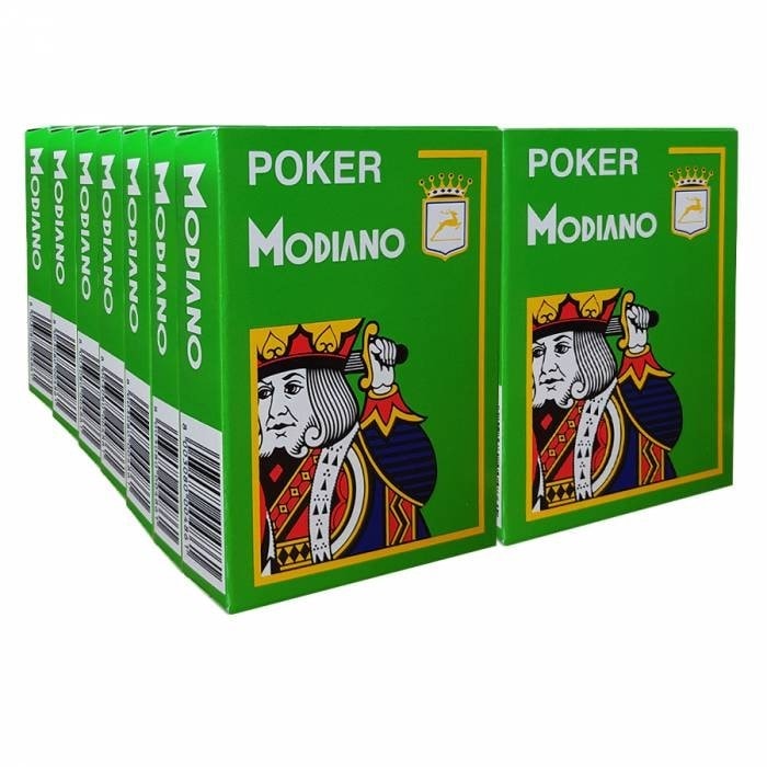 Cartuccia di 14 giochi Modiano "CRISTALLO" - Verde