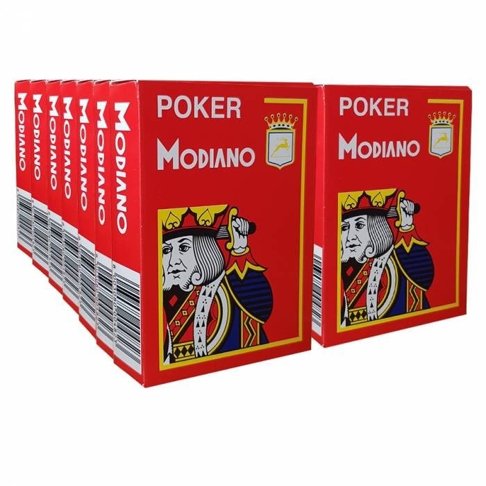Cartucho de 14 juegos Modiano "CRISTALLO" - Rojo