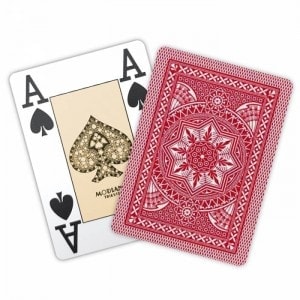 Cartuccia di 14 giochi Modiano "CRISTALLO" - Rosso