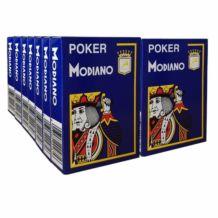 14er-Pack Modiano "CRISTALLO" Spielkarten - Dunkelblau