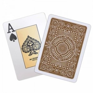 Set of 14 Modiano games "TEXAS POKER HOLD EM" - Brown