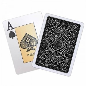 Set of 14 Modiano "TEXAS POKER HOLD EM" Playing Cards - Black