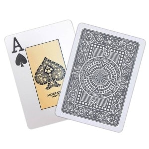 Kaartspel met 14 Modiano "TEXAS POKER HOLD EM" - Grijs