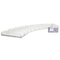 Półka RAINBOW w kształcie półkola do przechowywania na kółkach - bez pokrywy