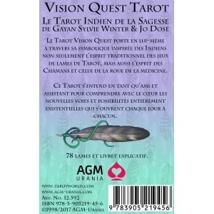 The "VISION QUEST" tarot deck