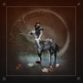 "ASTRO SAGITTARIUS 2" Card Reading Mat - Neoprene Jersey - Square - 80 x 80 cm.
