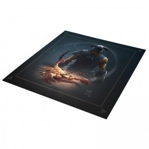 Tarotleks-matta "ASTRO SCORPION 2" - neopren-jersey - kvadratisk - 80 x 80 cm.