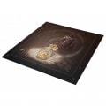 Tapete de cartomancia "ASTRO LION 2" - tecido neoprene - quadrado - 80 x 80 cm