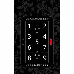 Tapete de jogo "LA BOULE XL" - 180 x 110 cm - jersey de neoprene - 4 cores.
