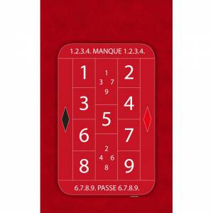 "LA BOULE XL" Game Mat - 180 x 110 cm - neoprene jersey - 4 colors