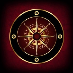 "DIVINATION 01" Card Reading Mat - neoprene jersey - square - 80 x 80 cm