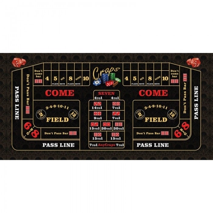 Tappeto "CRAPS V.I.P." - 180 x 90 cm - jersey in neoprene