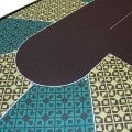 "Poker Table "CASINO - DAMIER" - 10 players + dealer - Choice of colors."