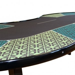 Tavolo da poker "CASINO - PERSONALIZZATO" - 10 giocatori + dealer - Tappeto a scelta