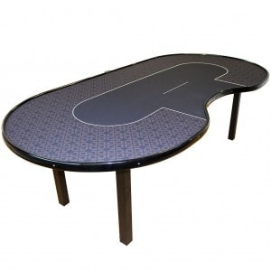 Customized "CASINO" Poker Table - 10 players + dealer - Choice of felt