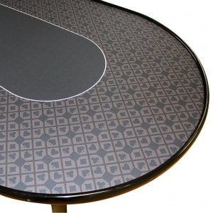 Poker tafel "CASINO - OP MAAT" - 10 spelers + dealer - Keuze uit tafelkleed.