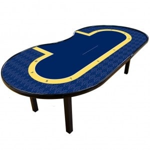 Custom "CASINO" Poker Table - 10 players + dealer - Choice of felt