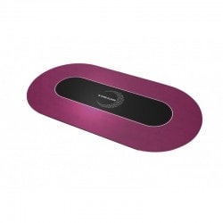 "LUNA PURE PLAYER" Poker Mat - oval - 3 sizes - 0/8/10 seats - oval - neoprene jersey