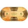 "LAS VEGAS ORIGINS" Poker Mat - oval - 3 sizes - 0/8/10 seats - neoprene jersey.