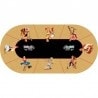 Poker Mat "PIN UP" - oval - 3 sizes - 0/8 seats - neoprene jersey.