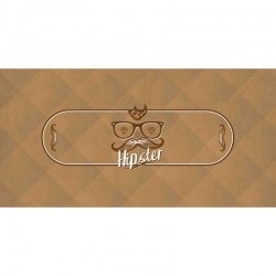 Pokerkleed "HIPSTER" - rechthoekig - 3 maten - 0/8/10 plaatsen - neopreen jersey.