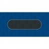 Pokermatta "VICTORIAN BLÅ" - rektangulär - 3 storlekar - 0/8/10 spelare - neoprenjersey