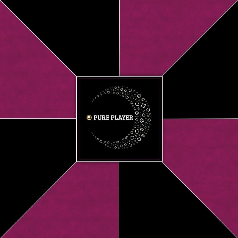 "Poker Mat "LUNA PURE PLAYER" - square - 2 sizes - 0/8/10 players - neoprene jersey"