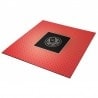 Tapis de Poker "NÉON RÉTRO" - carré - 2 tailles - 0/8/10 joueurs - jersey néoprène