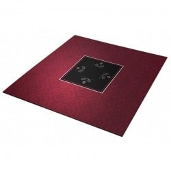 "VICTORIAN" Poker Mat - square - 2 sizes - 0/8/10 players - neoprene jersey.