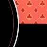Pokerbordet "NEON RETRO" - rundt - 3 storlekar - 0/8/10 spelare - neopren jersey