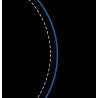 Oval "TYPO SPADE" Poker Mat - 3 sizes - 0/8/10 seats - neoprene jersey.