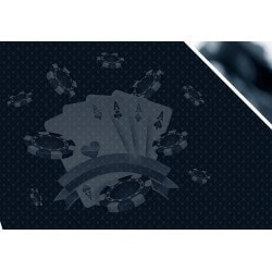 Tapete de Poker "LAS VEGAS DESIGN" - retangular - 3 tamanhos - 8/10 lugares - jersey de neoprene.