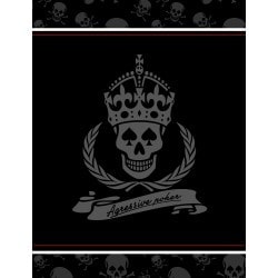 Poker Mat "AGGRESSIVE POKER" - rectangular - 3 sizes - 0/8/10 seats - neoprene jersey