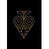 "Poker Mat 'AZERIA GOLD' - oval-shaped - 3 sizes - 0/8/10 seats - neoprene jersey"