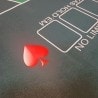 "Poker Mat 'SPADE' - Rectangular - 180 x 90 cm - 10 seats - neoprene / felt"