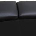 Blat stołu do pokera "TRIO BLACK" owalny – drewniany blat i filcowa mata – boki z piankowego skóropodobnego materiału – 180x90 c